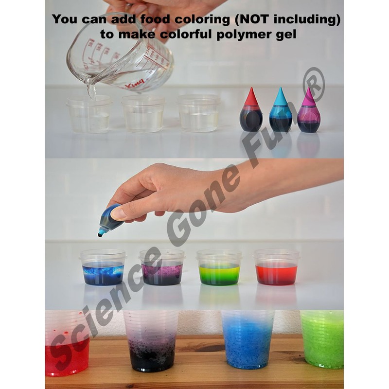 Super Absorbent Polymer Sodium Polyacrylate 1 Pound with Scoop, for