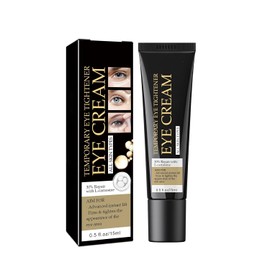 Crema Tensora Temporal para Ojeras - Reduce Bolsas, Oscuridad y Líneas Finas | Complejo de Péptidos Vegano | Tratamiento Antiedad para Contorno de Ojos | 15ml