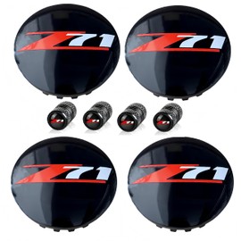 4Pcs for z71 83mm Wheel Center caps Covers for GMC Colorado Tahoe Suburban Silverado Sierra 1500 Rims Compatible Accessories