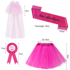 JGA Costume Men, Hen Party Men's Costume, Stag Night Men's Costume, Hen Party Costume, Groom Costume, Stag Party Men's Accessories with Tutu for Party, Wedding, Engagement Party