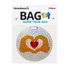 StickerBeans® Heart Hands Bag Tag