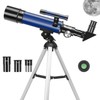 Telescope for Kids Beginners Adults, 50mm Aperture 360mm Astronomical Refractor
