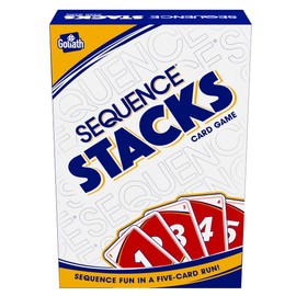 Goliath Sequence Stacks Card Game - Sequence Fun in a Five-Card Run, White