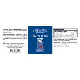 Allergy Research Group 200 mg of Zen (Theanine & GABA) 120 Veg. Capsules