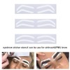 Airbrush Eyebrow Stickers Stencils Shape Tape Disposable Tattoo Auxiliary Stickers