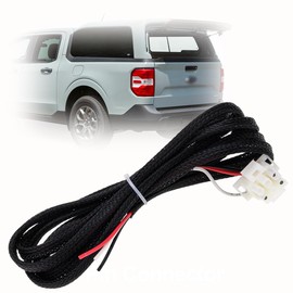 NSLUMO 3 Pin Wiring Harness for Leer Truck Camper Topper with TAG Fuse Box, Tail 3rd Brake Light/Dome Interior Truck Cap 3-Wire Adapter Connector Converter Kit