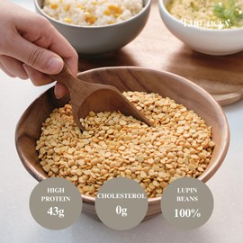 Lupinery Lupin Beans – High Protein, Low Carb, Gluten-Free, Non-GMO – Australian Grown Lupini Bean – 500g, 15 MIN SOAKING ENOUGH