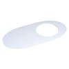 Oatey 31259 Round Nose Toilet Base Plate, White