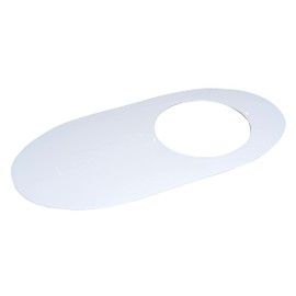 Oatey 31259 Round Nose Toilet Base Plate, White