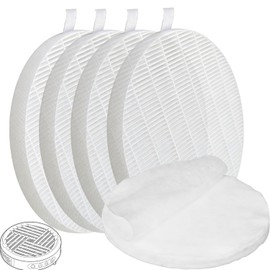 4+40 Nail Dust Collector Filter Replacement Kit – Compatible with Melody Susie HPro & SProR, 4 HEPA Filters + 40 Washable Pre-Filters, 99%+ Fine Dust Filtration