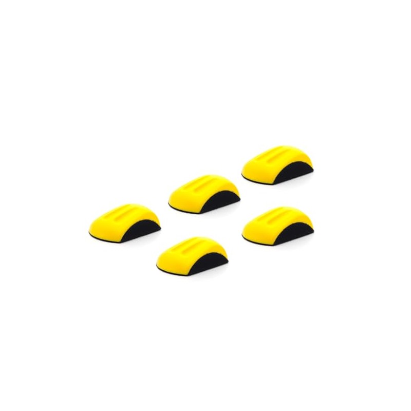 5 Pack - Ergonomic "Mouse" Hand Sanding Block for 5”