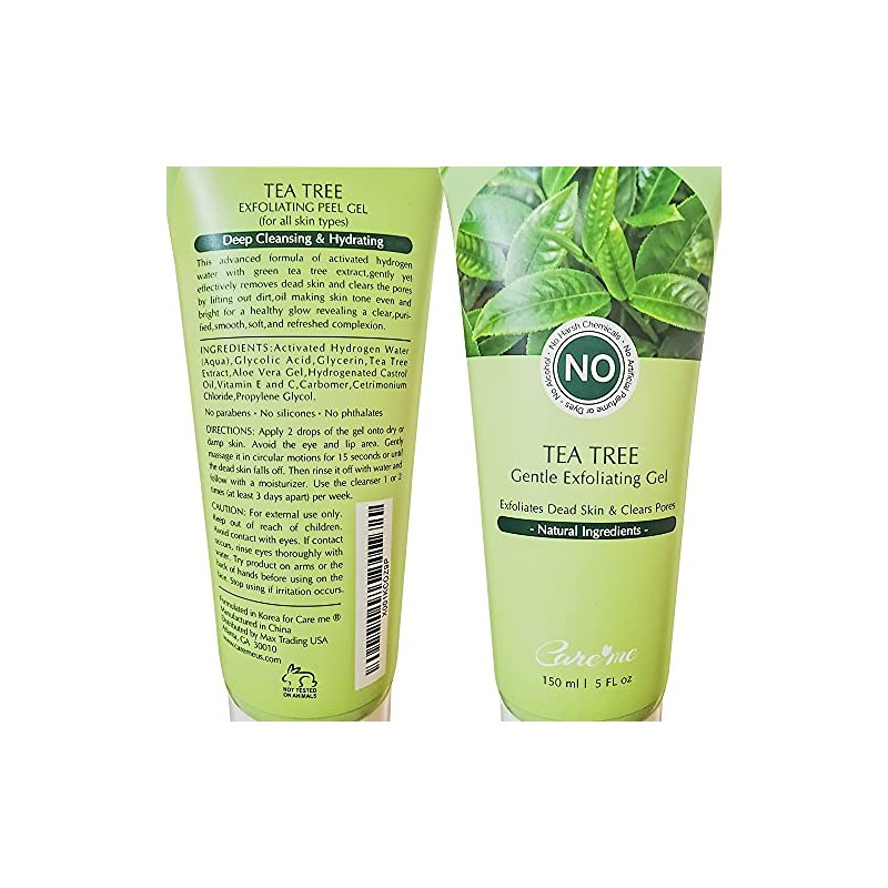 Exfoliating Peel Gel with with Tea Tree & Glycolic Acid