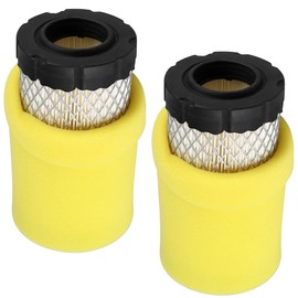 Dylawnio 793569 793685 Air Filter D110 Tune Up Kit for John Deer D110 D120 LA125 LA115 GY21055 MIU11511 33R877 31Q777 331777 Craftsman YT3000 LT2000 Troybil 17.5-21HP Engine Lawn Mower, Pack of 2