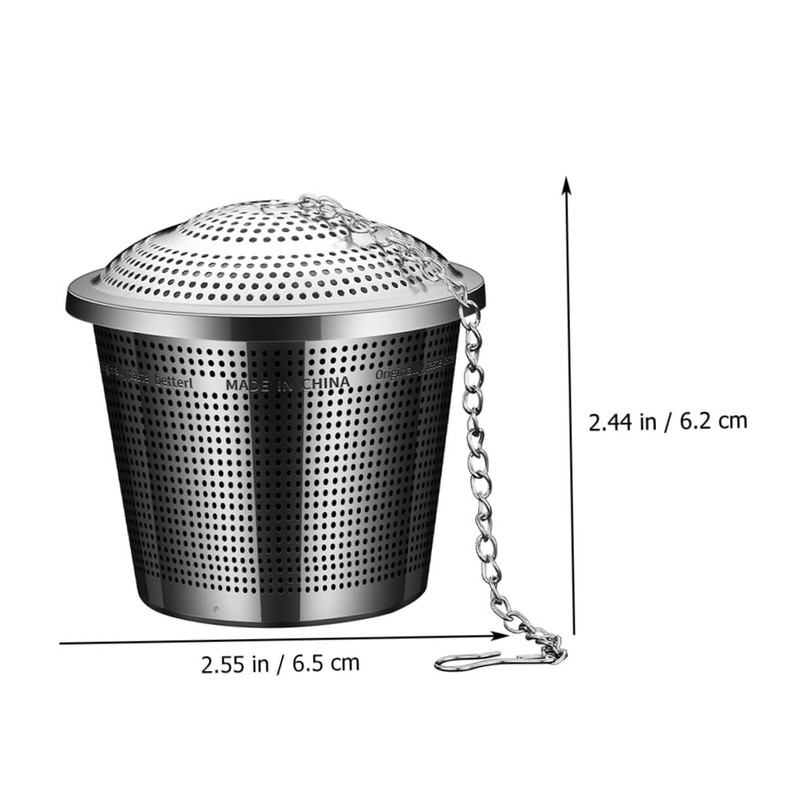 CAXUSD Stainless Steel Tea Strainer Ball Large Mesh Filter for