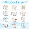 12pcs Tooth Brooch Pins, Cute Cartoon Dentist Enamel Pins Funny