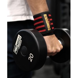 Conquer Fitness Weight Lifting Wrist Wraps with Thumb Loop - for Yoga, Powerlifting, Calisthenics, Weightlifting, Working - for Men and Women