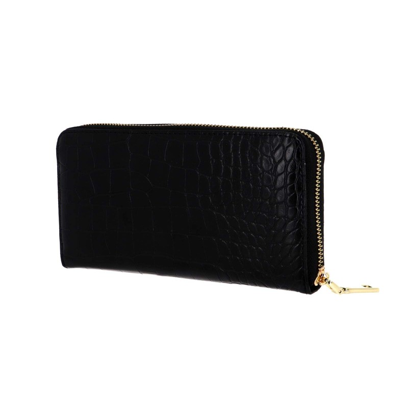 Bodenschatz Zip Around Wallet L Black, black, Classic