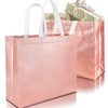16 Bolsas Reutilizables Brillantes,Bolsas de Regalo Plegables con Asa,Bolsas de