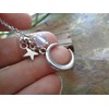 Luna – delicate moon, moonstone and tiny stars. Wonderful, delicate