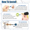 Self Drilling Drywall Anchors with Screws Kit - 100 Pcs