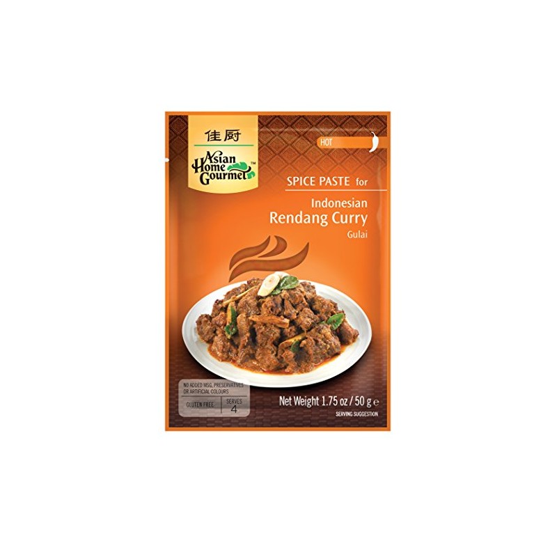 Asian Home Gourmet Spice Paste for: Indonesian Rendang Curry (Gulai)