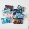 Character Small Cute Figure Pattern Foldable Simple Tote Shopper Bag Portable Mini Pouch R1 Free Size / Pink Cat 20ea