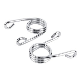 Motorcycle Solo Springs Solo Springs 3.5" Chrome Custom Torsion Solo Springs replacement for Chopper Bobber Motorcycle Gold/Silver