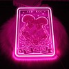 Whfobfe Skeleton Lover Neon Sign Led Neon Lights Neon Signs