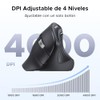 UGREEN Mouse Vertical Inalámbrico Ergonómico, Bluetooth 2.4Ghz