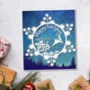 Christmas Snowflake Metal Die Cuts, Santa Reindeer Cutting Dies Cut