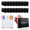 20Pcs Mini Chalkboard Signs, Small Food Labels for Buffet with