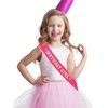 TIOSRU Birthday Girl Sash-Pink Birthday Sash for Women Girls Happy