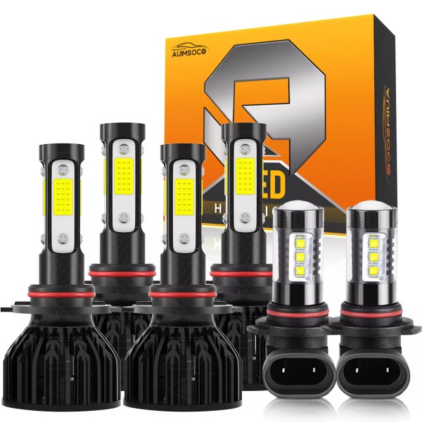 AUIMSOCO For GMC Canyon 2004-2011 2012 Combo LED Headlight High