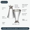 Wentworth Pewter - Large Fox Pewter Jigger, stirrup cup, measure,