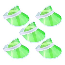 The Glowhouse - Sun Visors - Premium Quality - Pack of 5, Green