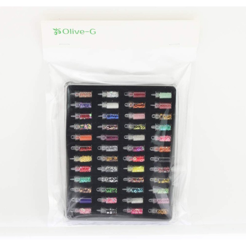 Olive-G Cute Mini Bottle Hologram Brion Deco Parts, Assorted, Set