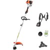 VEVOR String Trimmer, 25.2CC 2-Stroke, Gas Powered Weed Wacker, 16.9"
