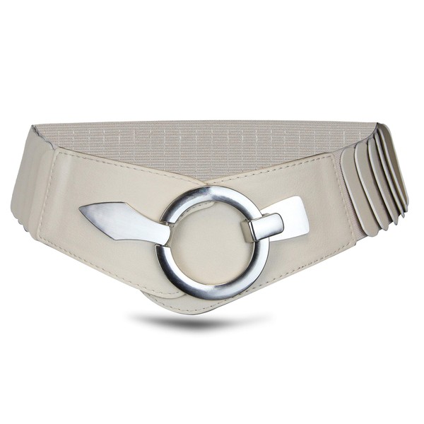 Elastic Women's Waist Belt, Approx. 6 cm-Wide Waist Belt with