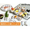Watsu Life Chopsticks Rest Ceramic Cute Cat Design Tabletop Accessories,