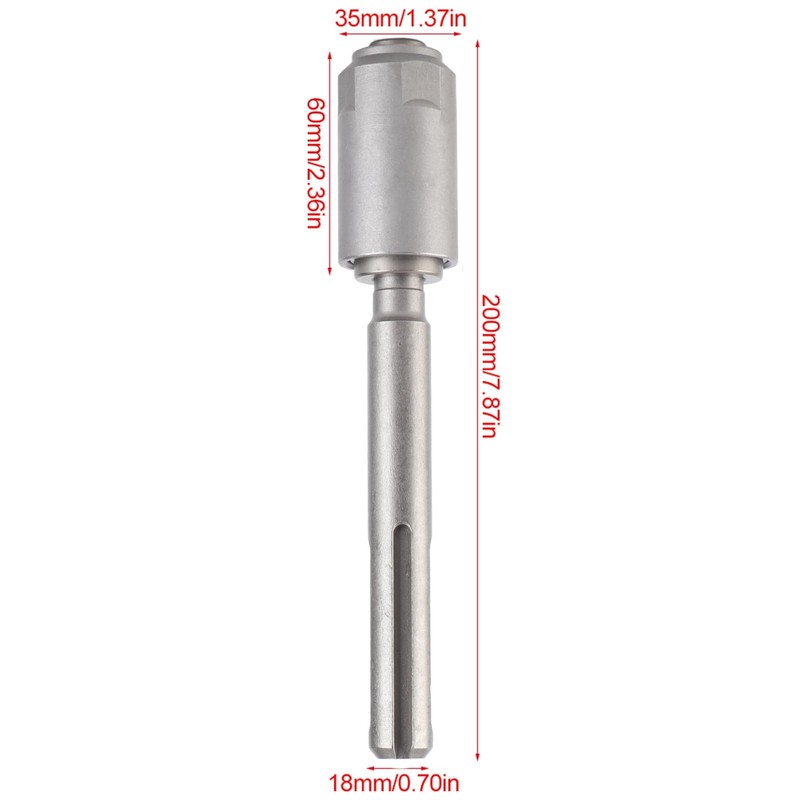 Fayelume SDS Max to SDS Plus Adapter for Rotary Hammer
