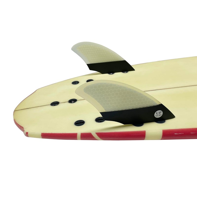 UPSURF Surfboard Fins Keel fin 2 Fins Double Tabs Surfing