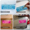 ASUNO 4PCS Student Driver Magnet Stickers 10" x 3.3" Thanks