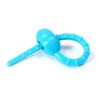 ToolTreaux 24pc Reusable Kitchen Food Grade Silicone Zip Ties, Multicolored