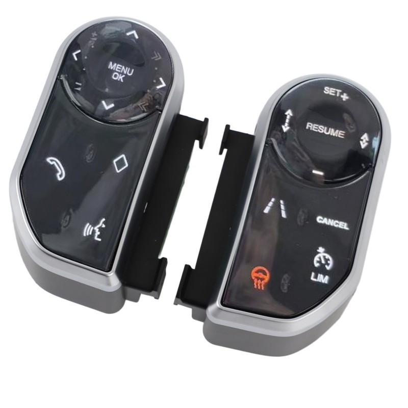 Pair of Car Steering Wheel Buttons Key Control Switch for
