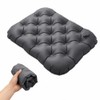 Cojín Inflable para Asiento de Avión y Viajes Largos, Portátil
