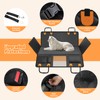 Dog Car Seat Cover for Back Seat,Hard Bottom Hammock Hold
