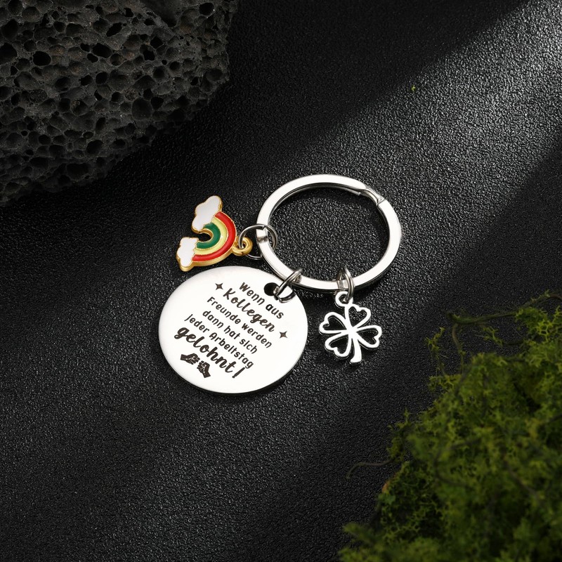 Jusgan Leaving Gift Colleagues Keyring Small Gift Colleague