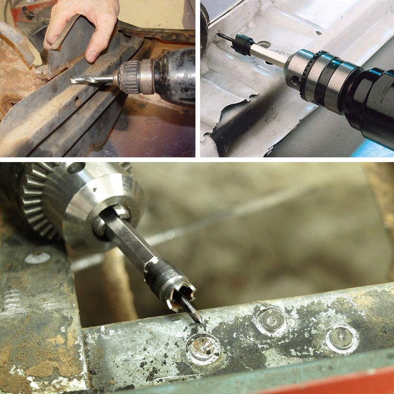 Spot Weld Cutter, Sheet Metal Hole Cutter, Punch Remover Panel