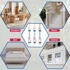Kenbry Wood Filler Sticks 3 Colors White Wax Putty Stick,