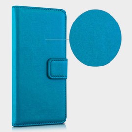 Compatible with Oppo A94 5G / Reno 5Z 5G (Reno5 Z 5G) Protective Cover Stand Flip Gel TPU Wallet Magnetic Protection Eco Leather Card Holder (Blue)